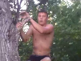 dodik climbs the fucking tree
